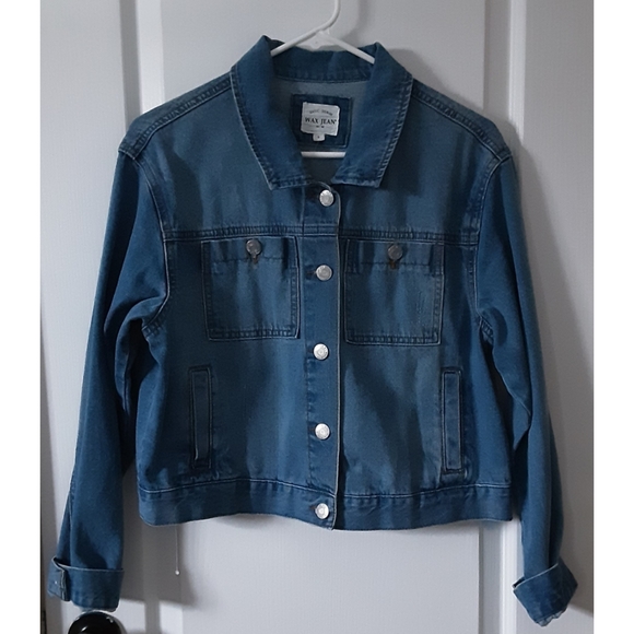 Basic Denim Wax Jeans Light Jacket - Picture 1 of 2